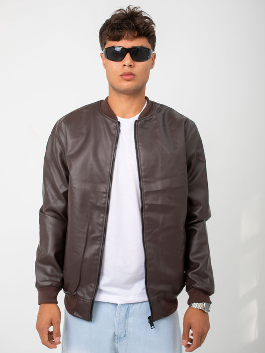 Classic Leather Bomber