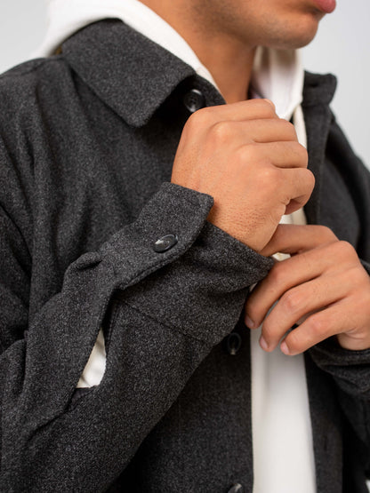 The Textured Overshirt