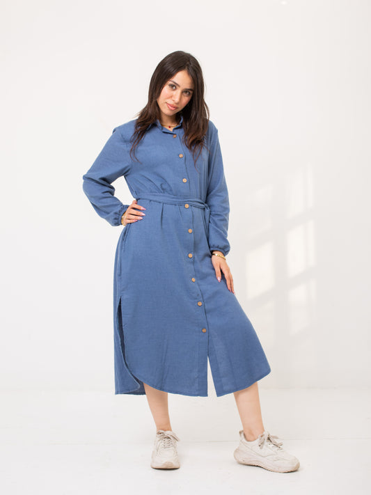 The Belted Shirtdress