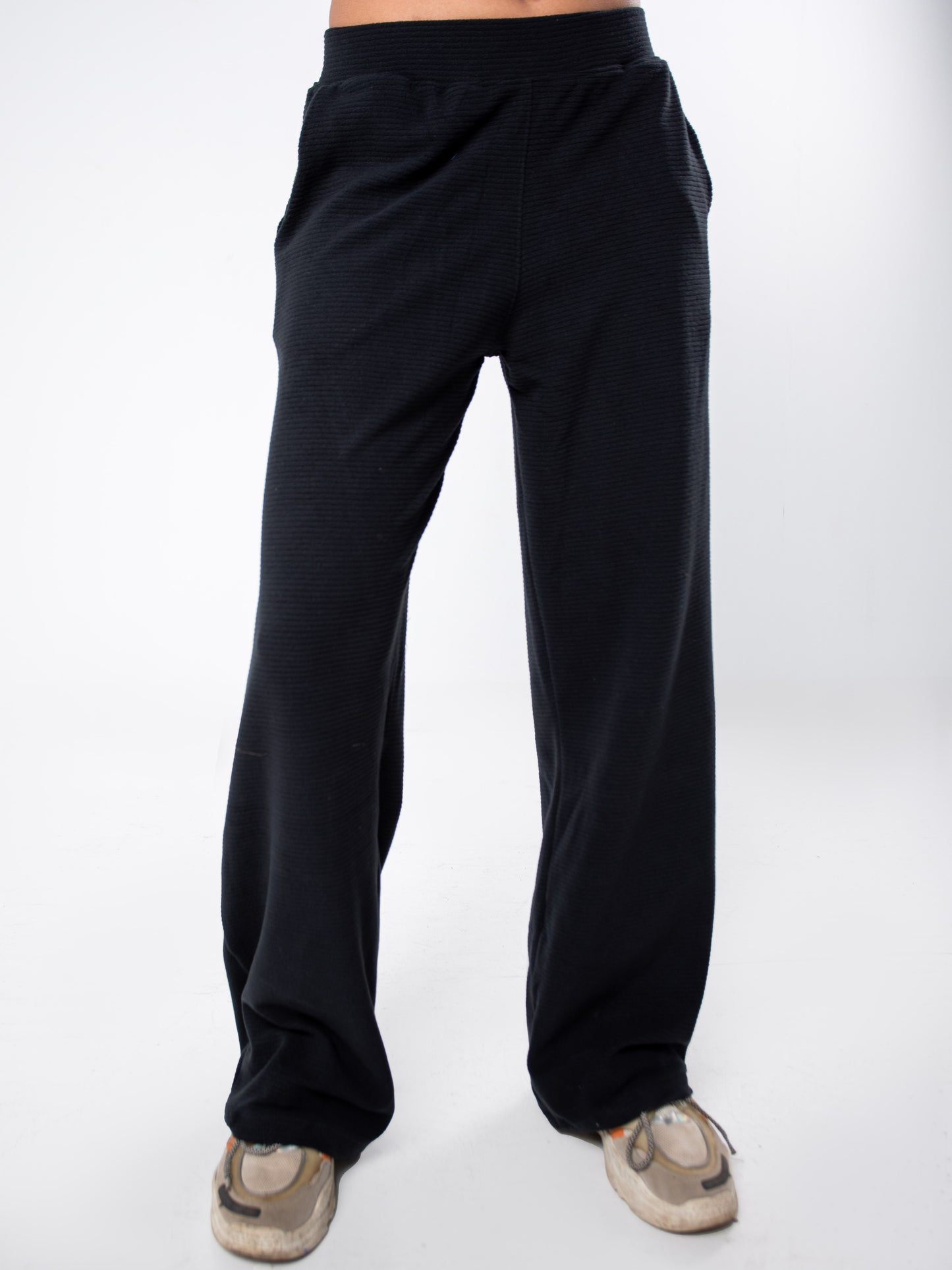 Unisex Textured Knit Pant