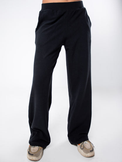 Unisex Textured Knit Pant