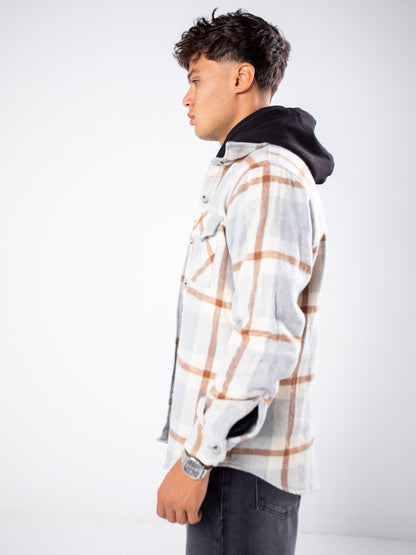 The Neutral Plaid Overshirt
