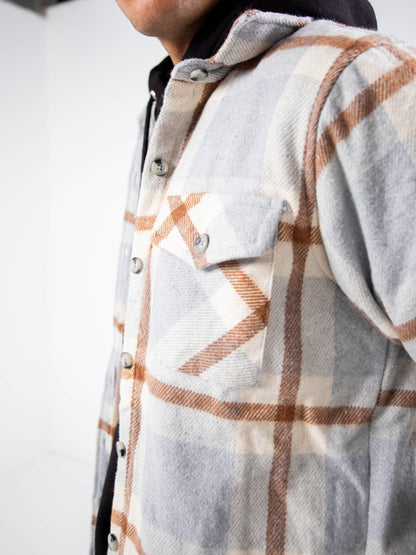 The Neutral Plaid Overshirt