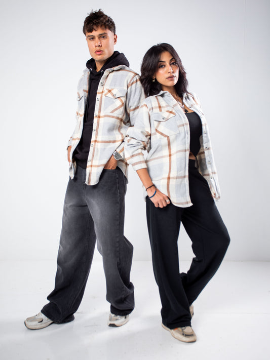 The Neutral Plaid Overshirt