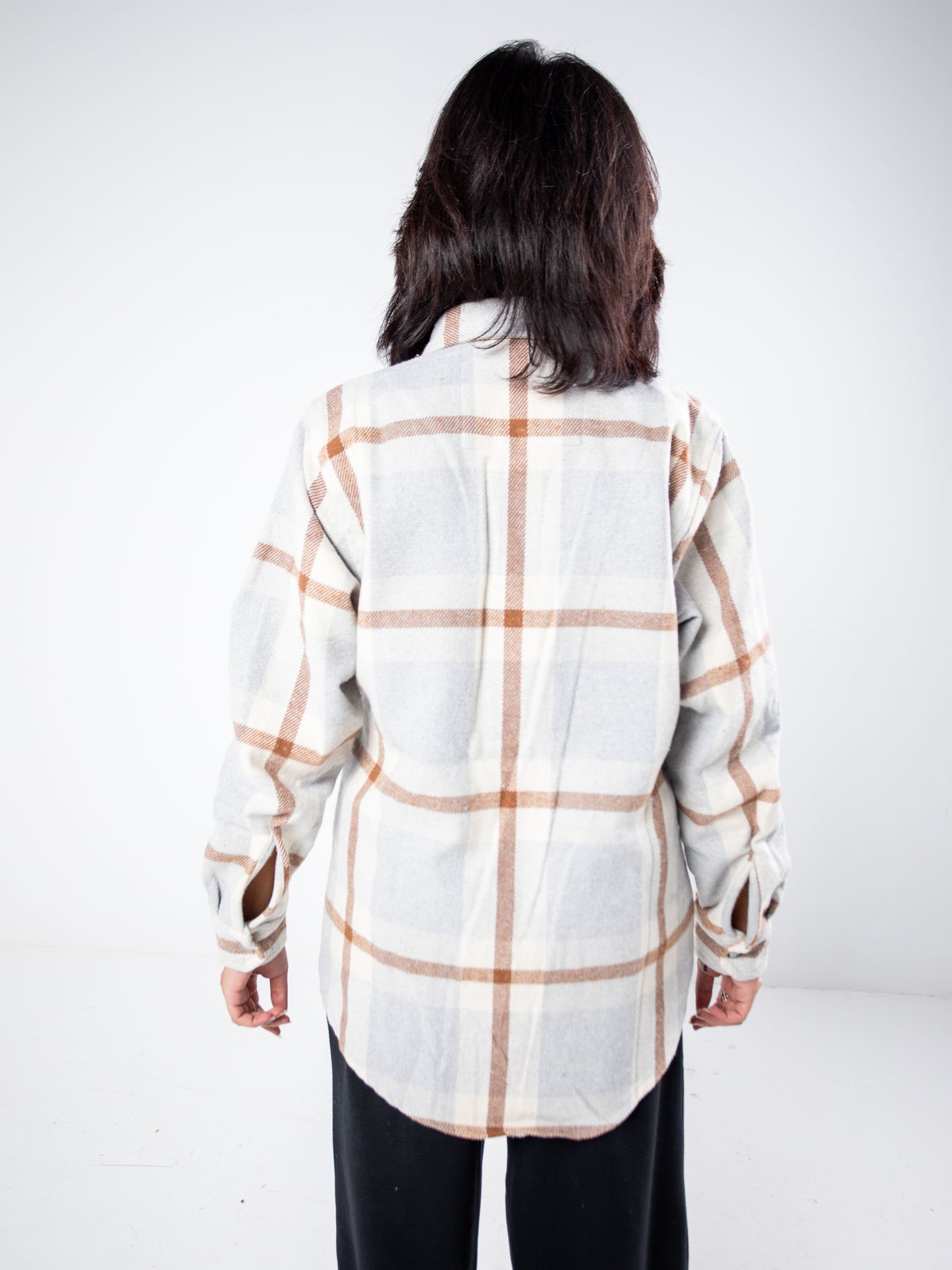 The Neutral Plaid Overshirt