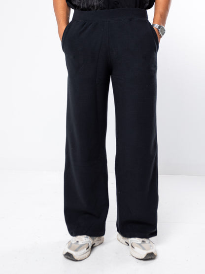 Unisex Textured Knit Pant