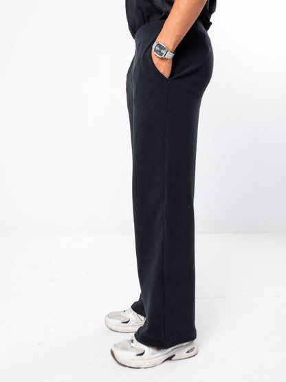 Unisex Textured Knit Pant