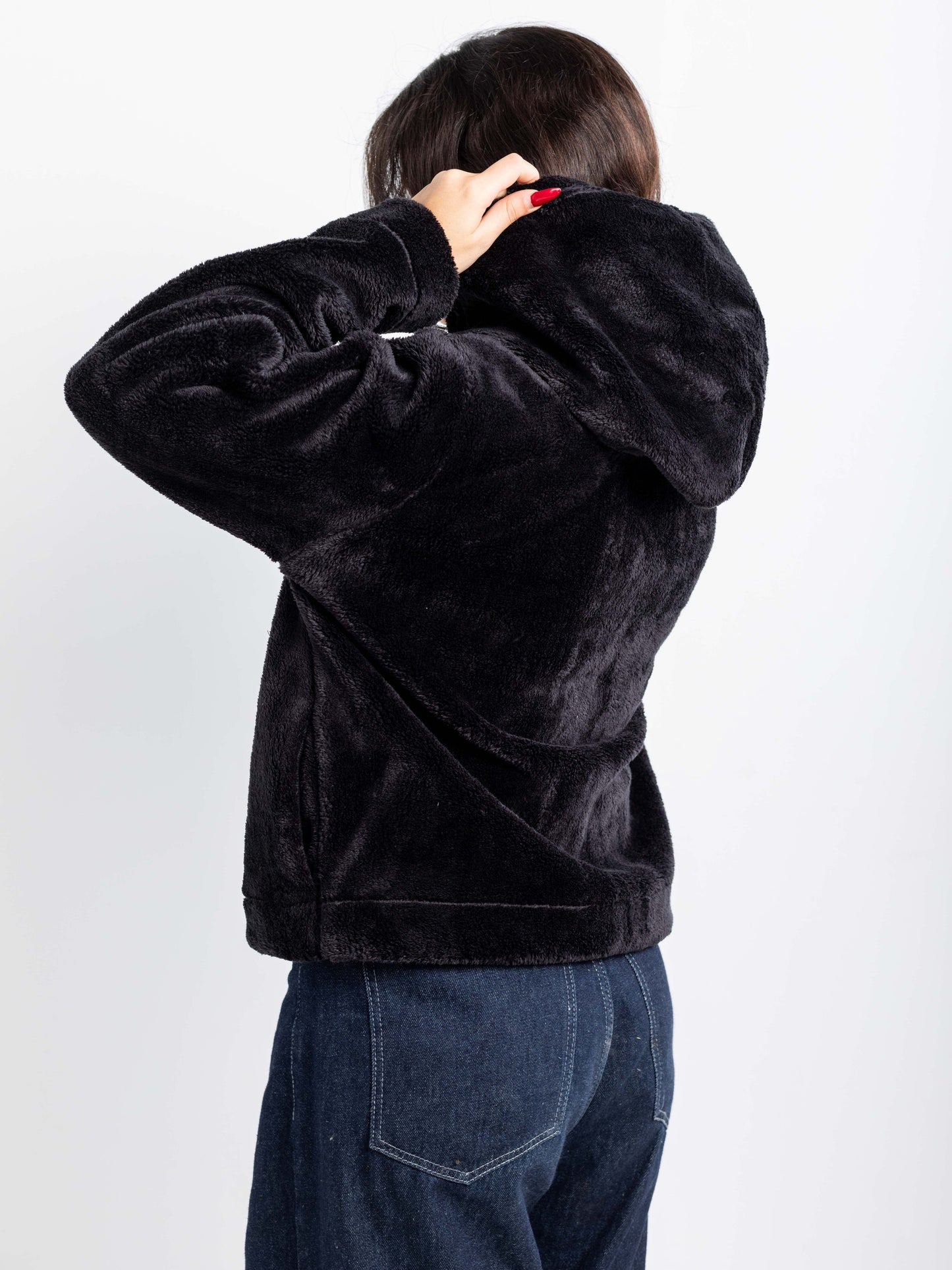 Heavyweight Faux-Fur Zip Hoodie