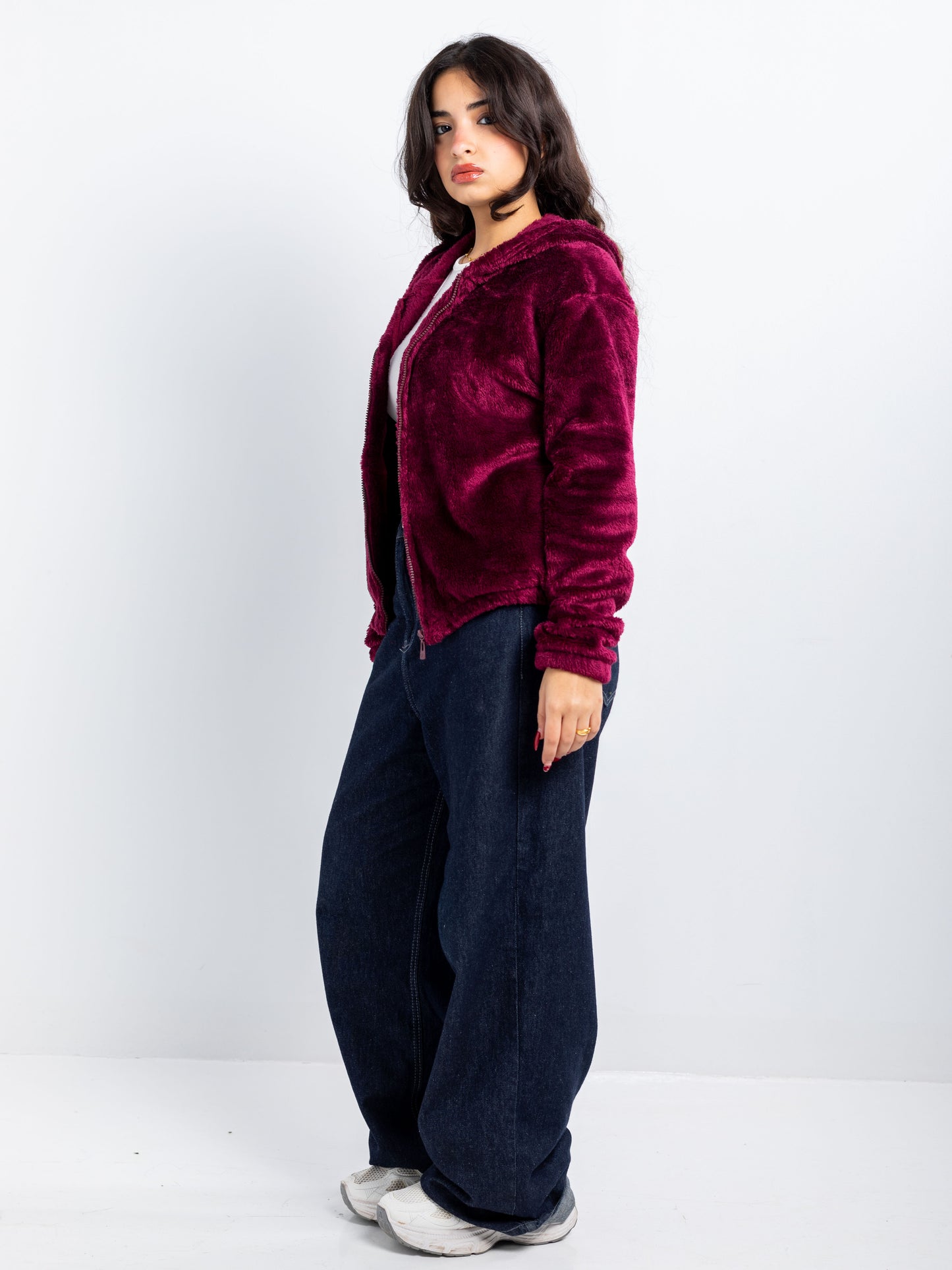 Lightweight Plush Zip Hoodie