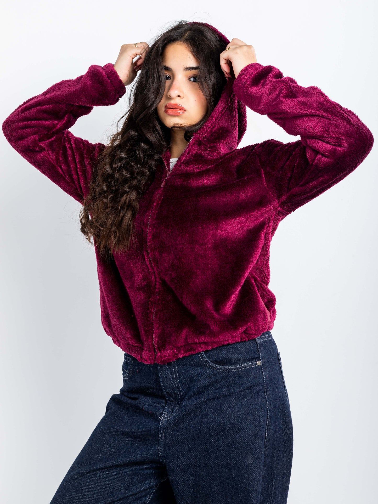 Lightweight Plush Zip Hoodie