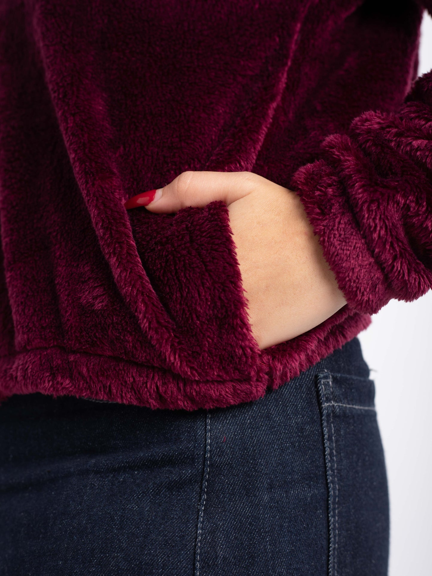 Lightweight Plush Zip Hoodie