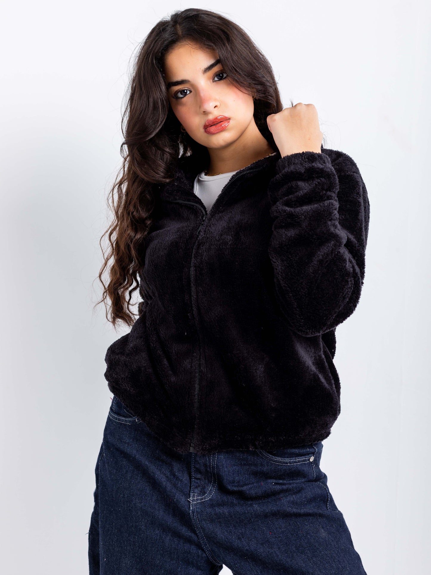 Lightweight Plush Zip Hoodie