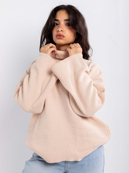 Relaxed Turtleneck Sweater