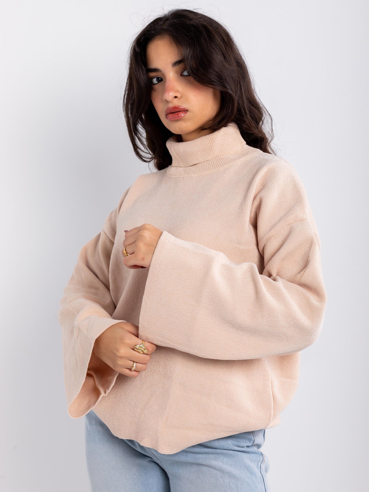 Relaxed Turtleneck Sweater