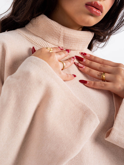 Relaxed Turtleneck Sweater