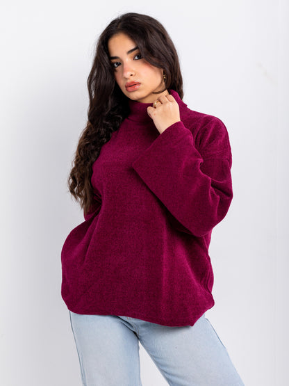 Relaxed Turtleneck Sweater