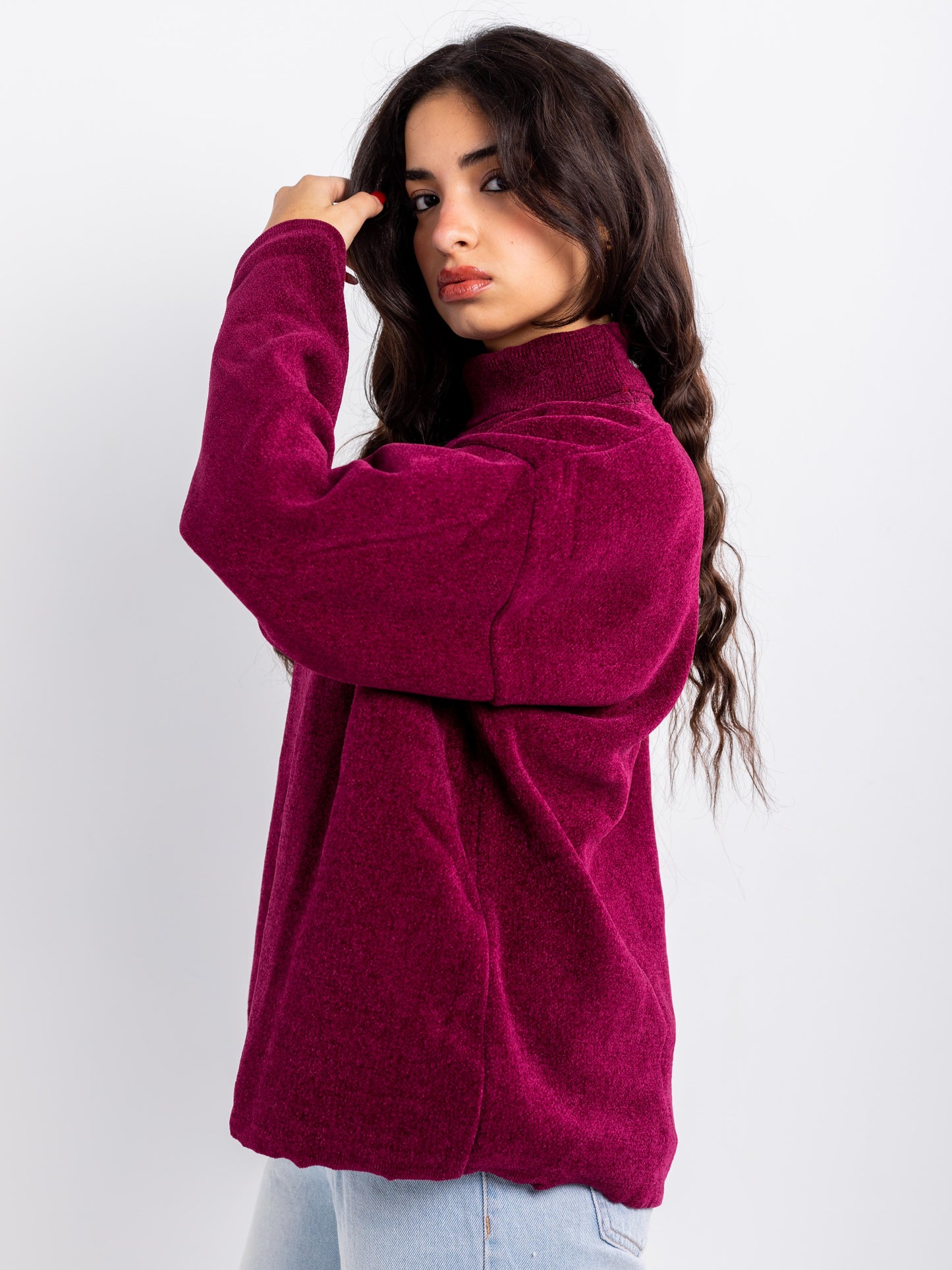 Relaxed Turtleneck Sweater