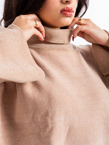 Relaxed Turtleneck Sweater