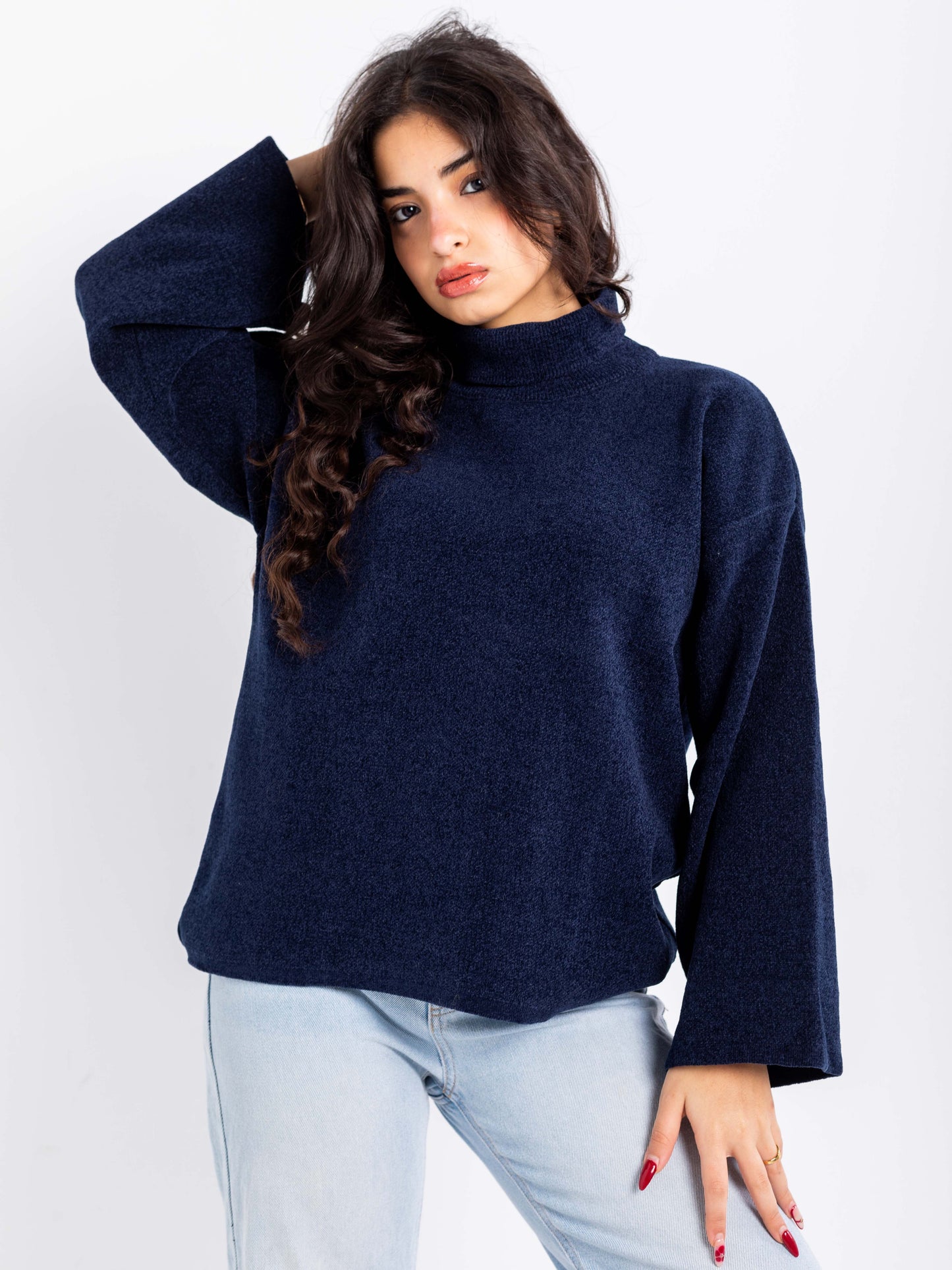 Relaxed Turtleneck Sweater