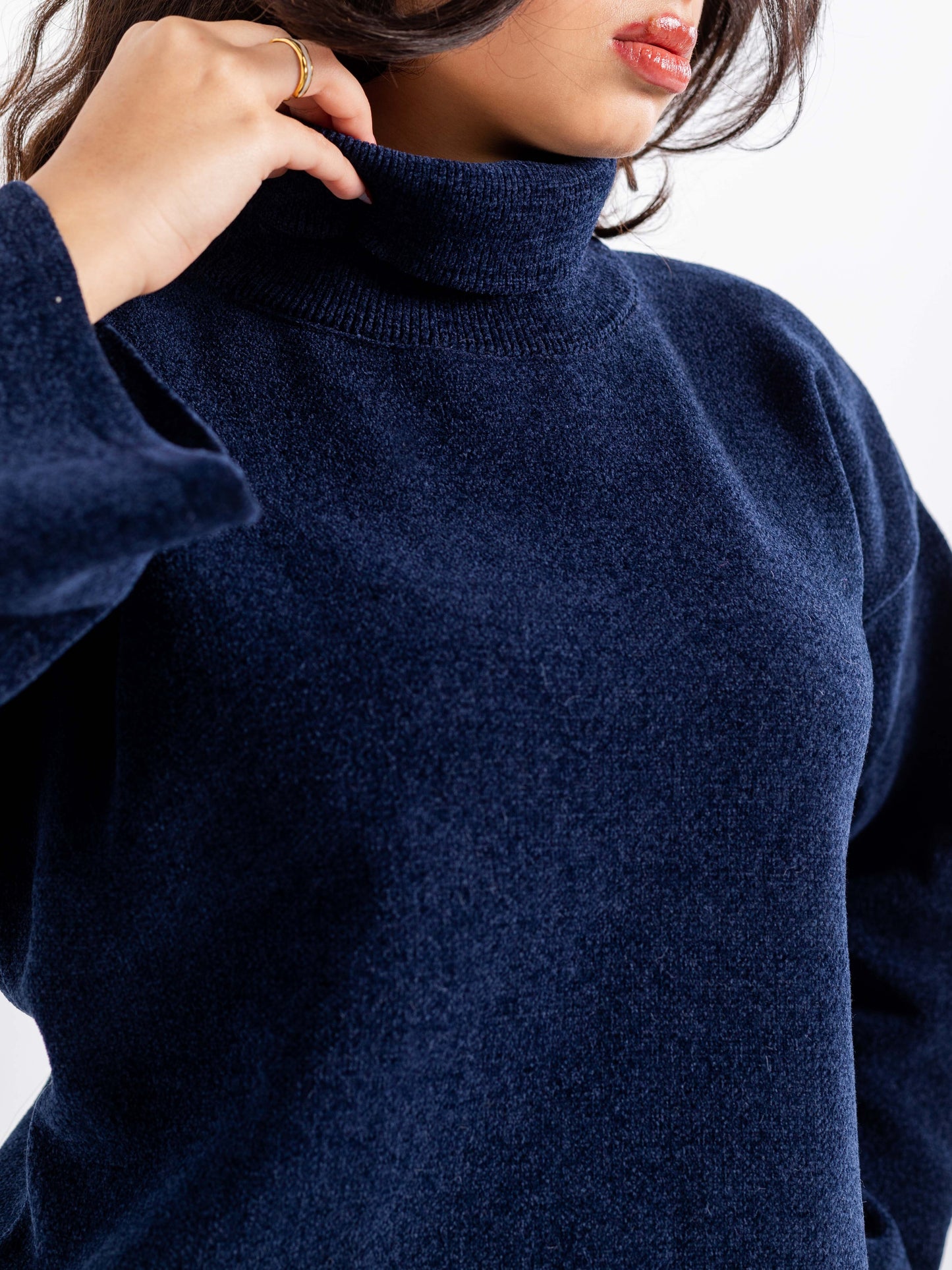 Relaxed Turtleneck Sweater