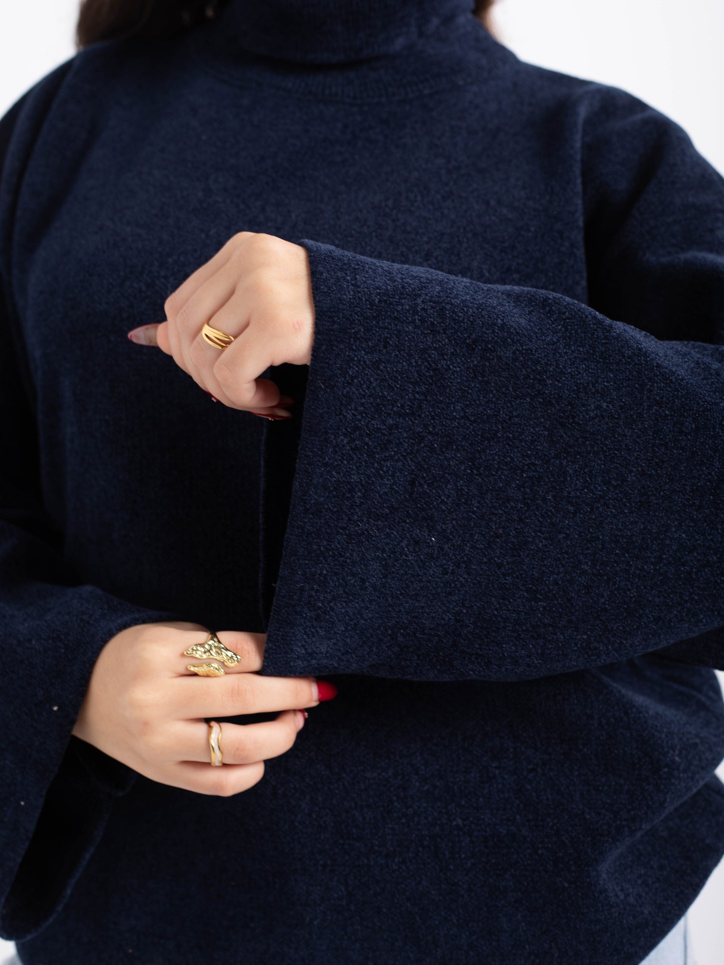 Relaxed Turtleneck Sweater