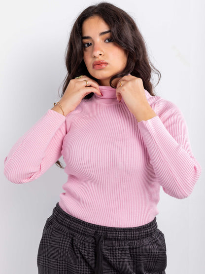 Ribbed Knit Turtleneck