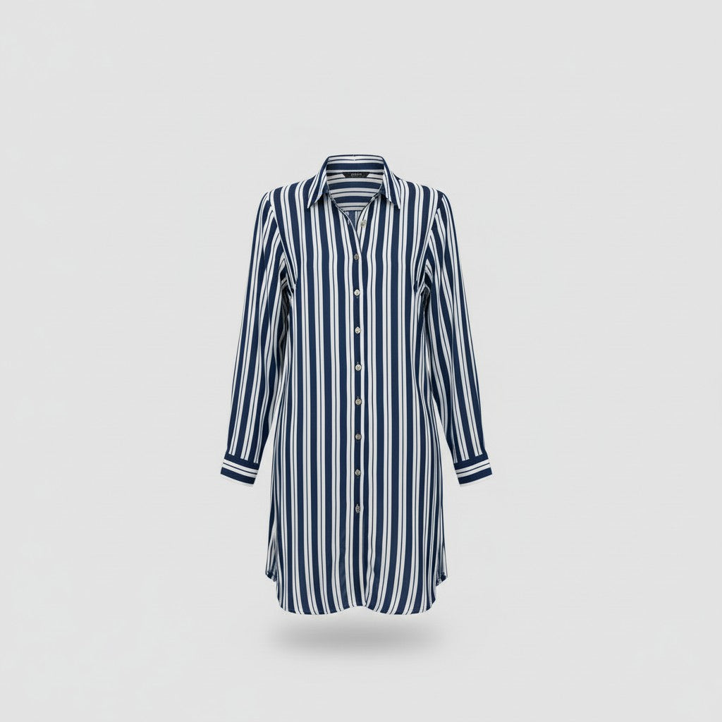 The Linear Navy Tunic