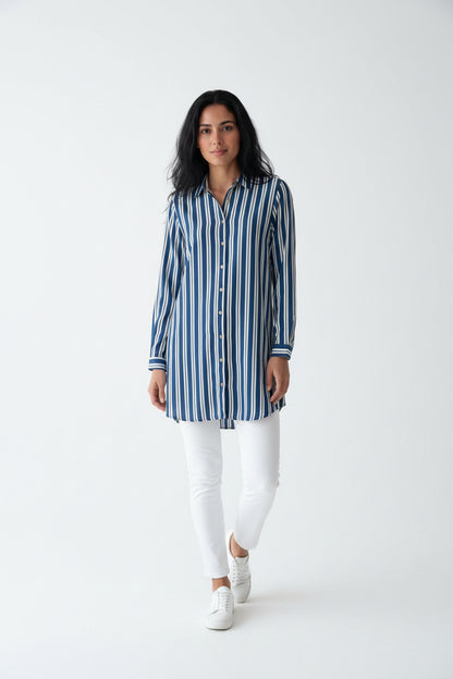 The Linear Navy Tunic