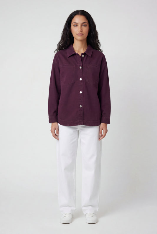 Twill Shacket