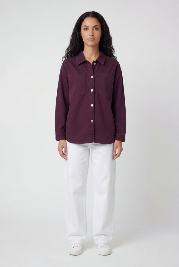 Twill Shacket
