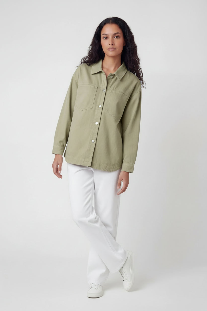 Twill Shacket