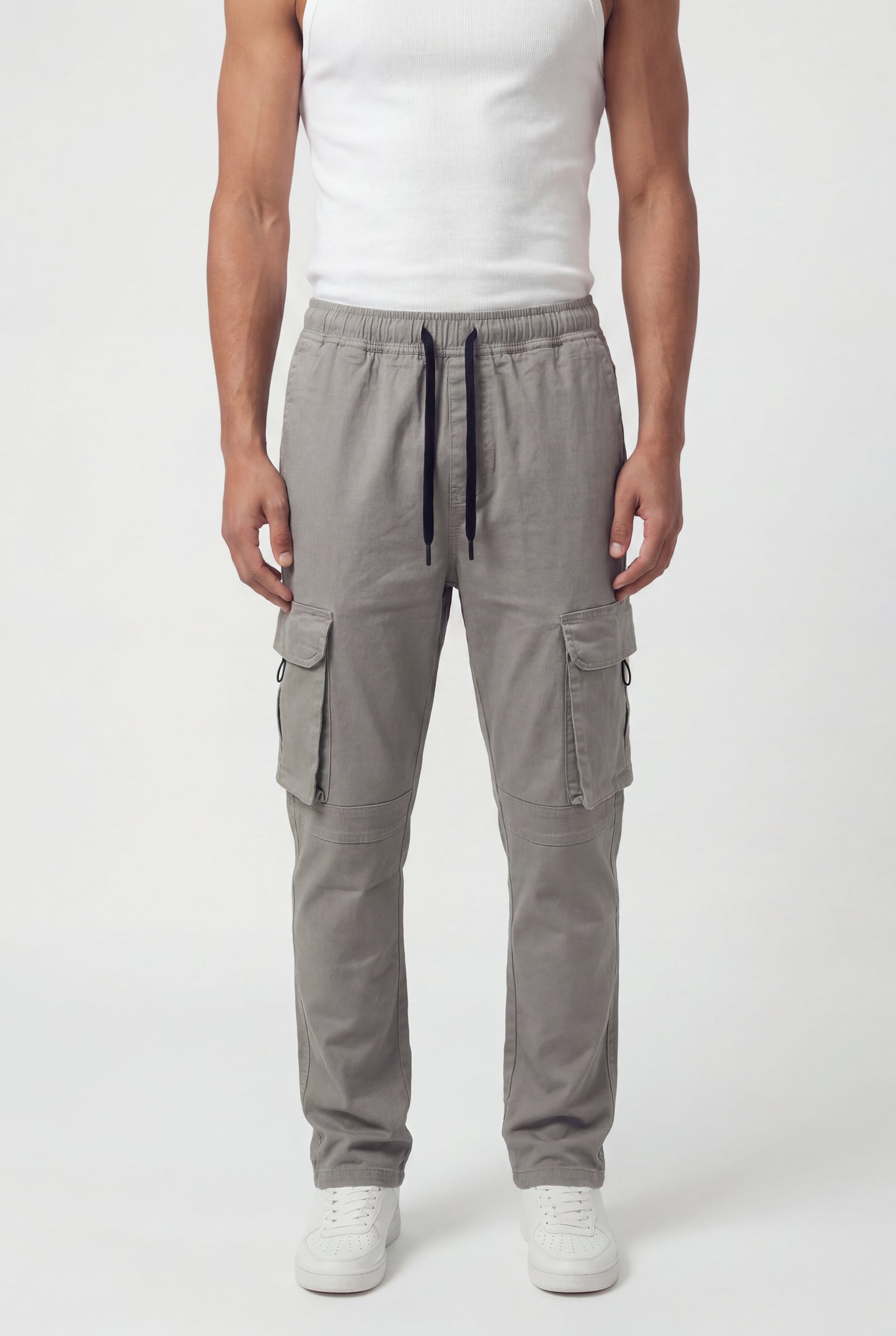 Drawstring Cargo Pants