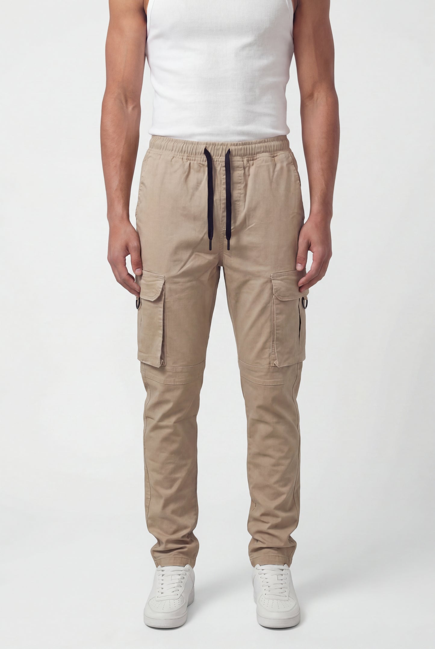 Drawstring Cargo Pants