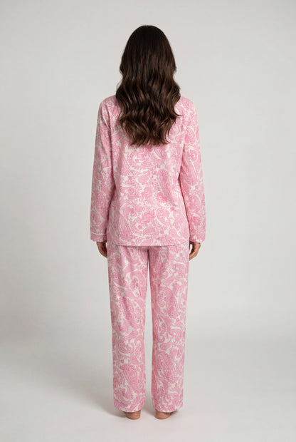 Printed Pajama Set (Long Sleeve)