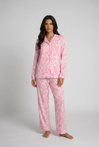 Printed Pajama Set (Long Sleeve)