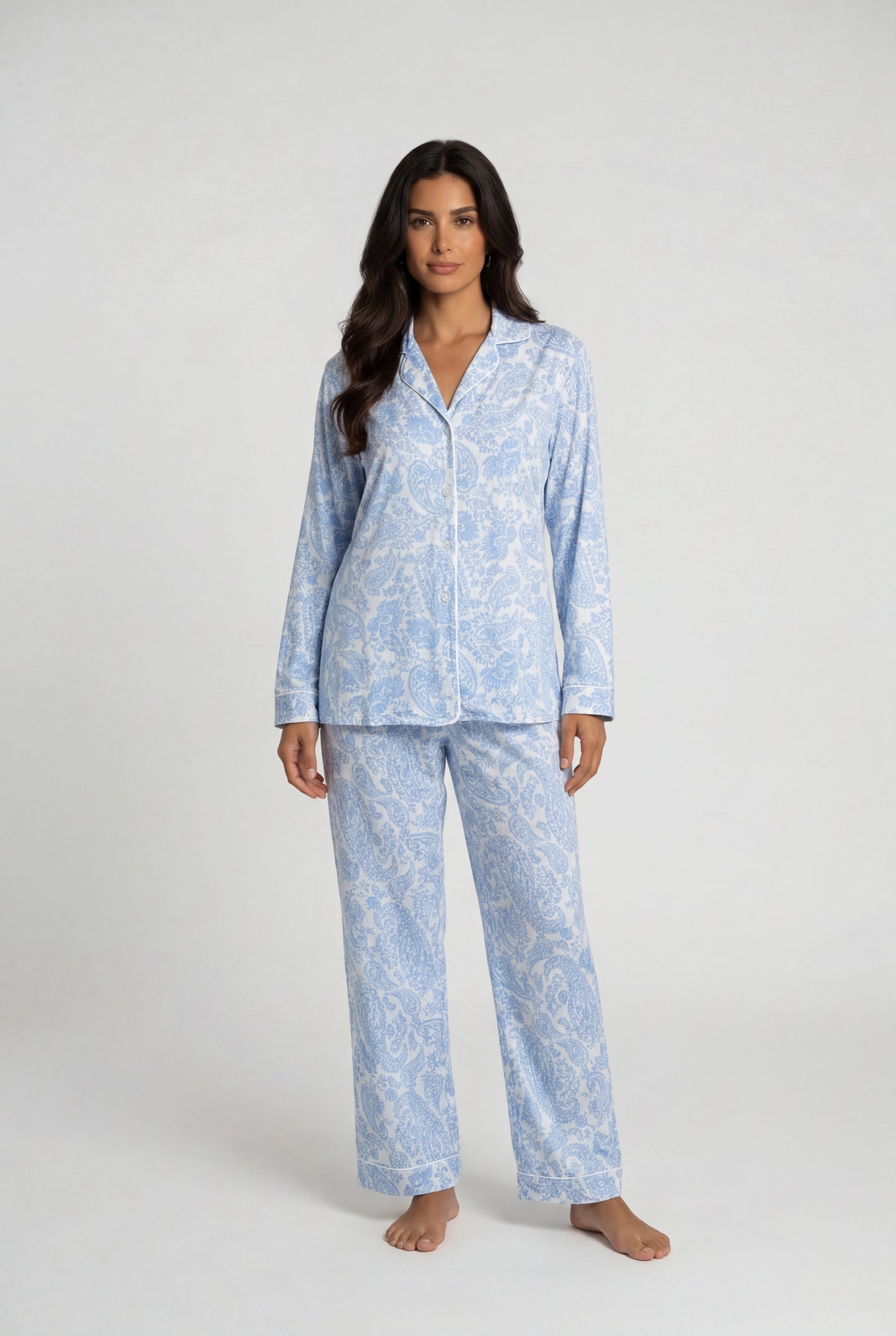Printed Pajama Set (Long Sleeve)