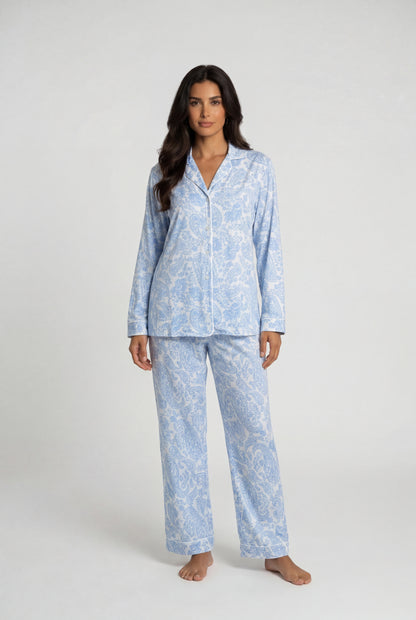 Printed Pajama Set (Long Sleeve)