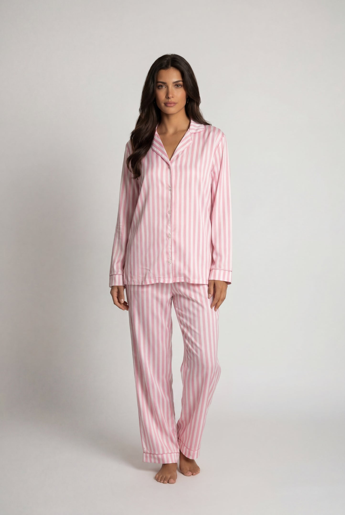 Stripe Pajama Set (Long Sleeve)