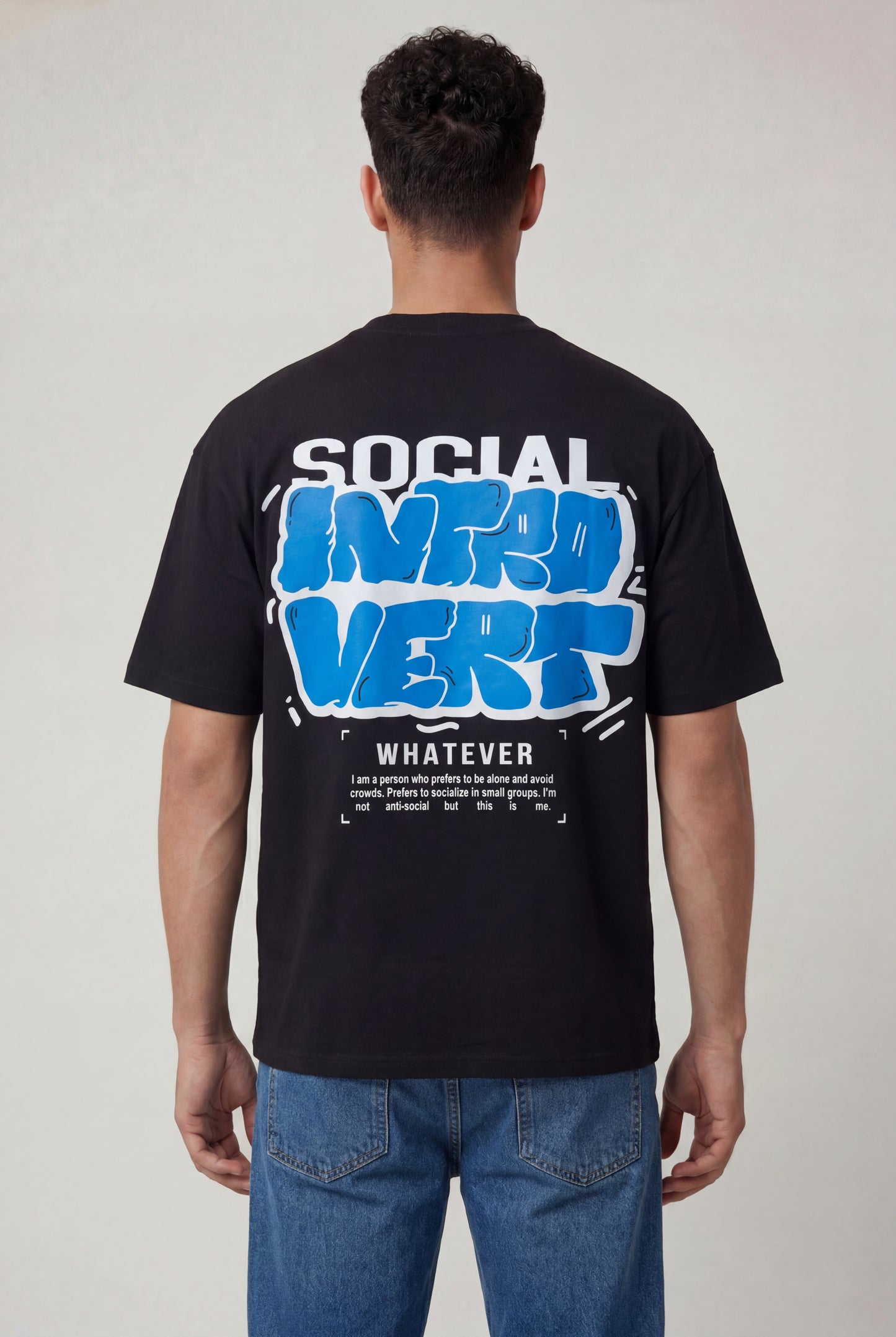 Social Introvert Graphic T-Shirt