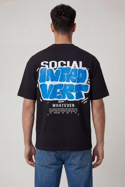 Social Introvert Graphic T-Shirt