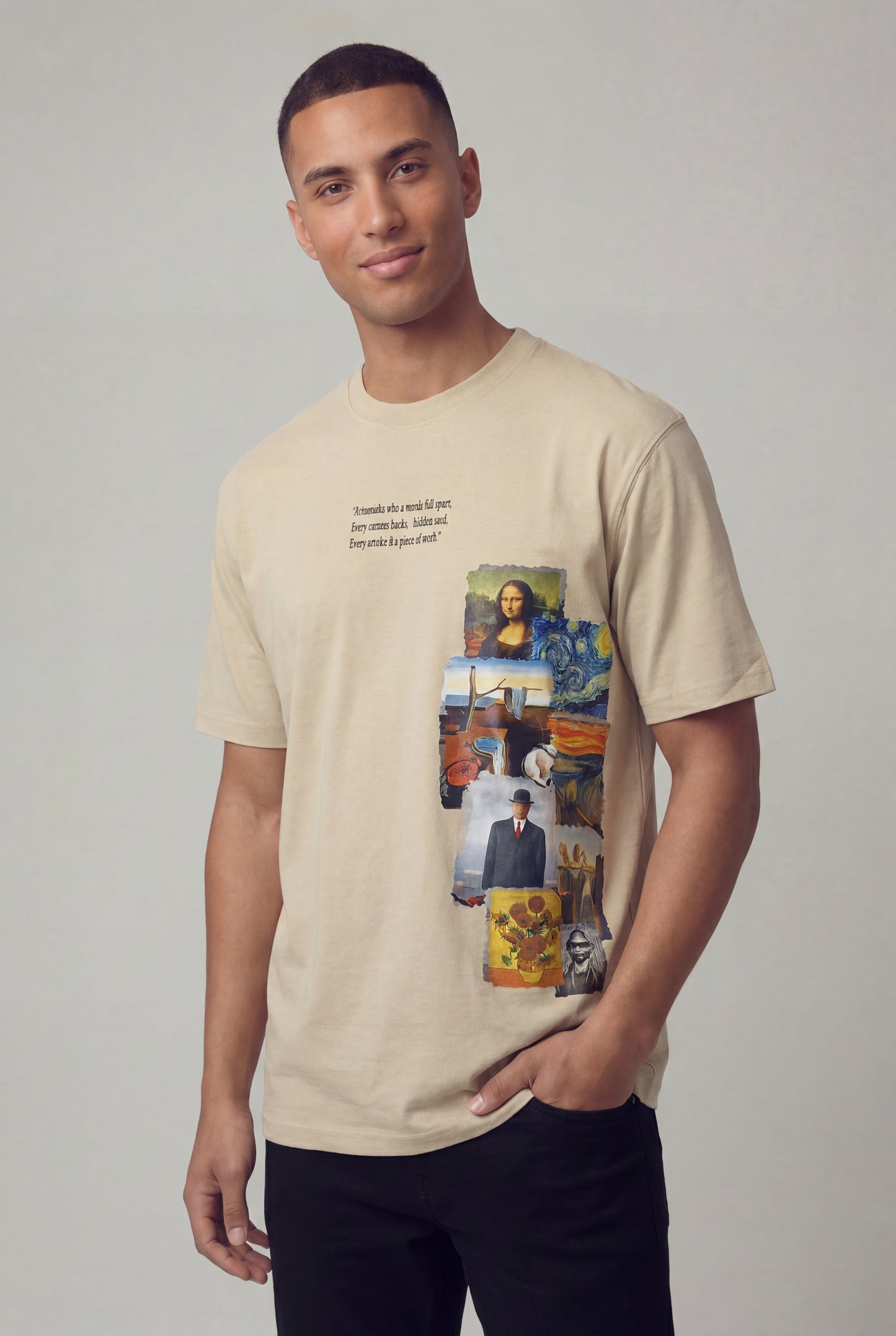 The Masterpiece Collage Tee