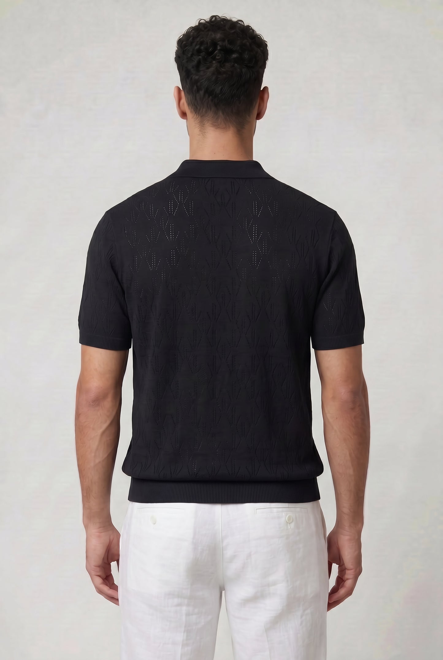 The Diamond Knit Polo
