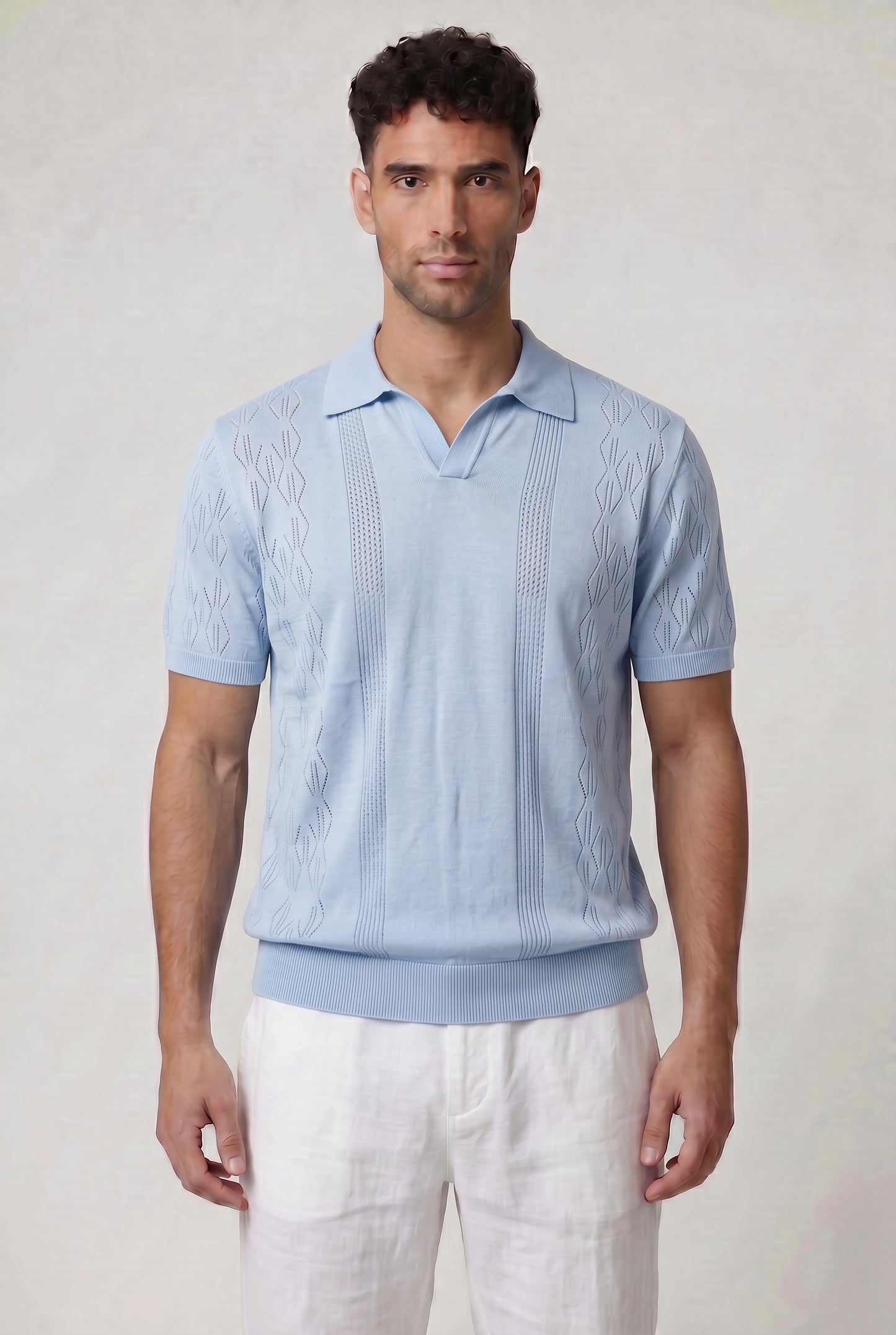 The Diamond Knit Polo