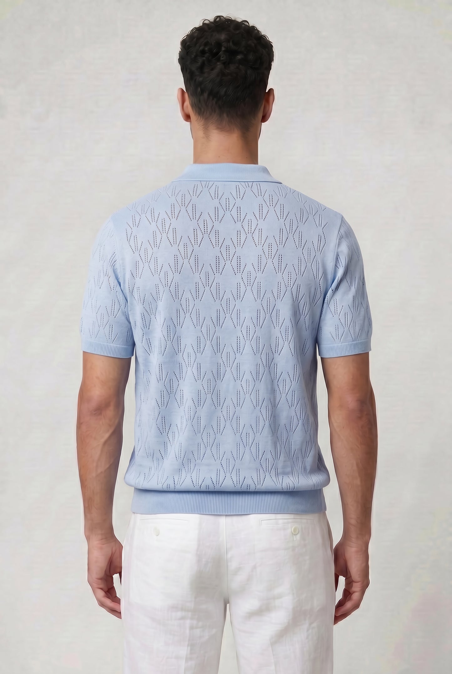 The Diamond Knit Polo