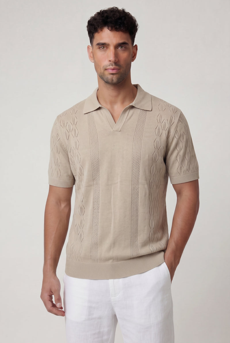 The Diamond Knit Polo