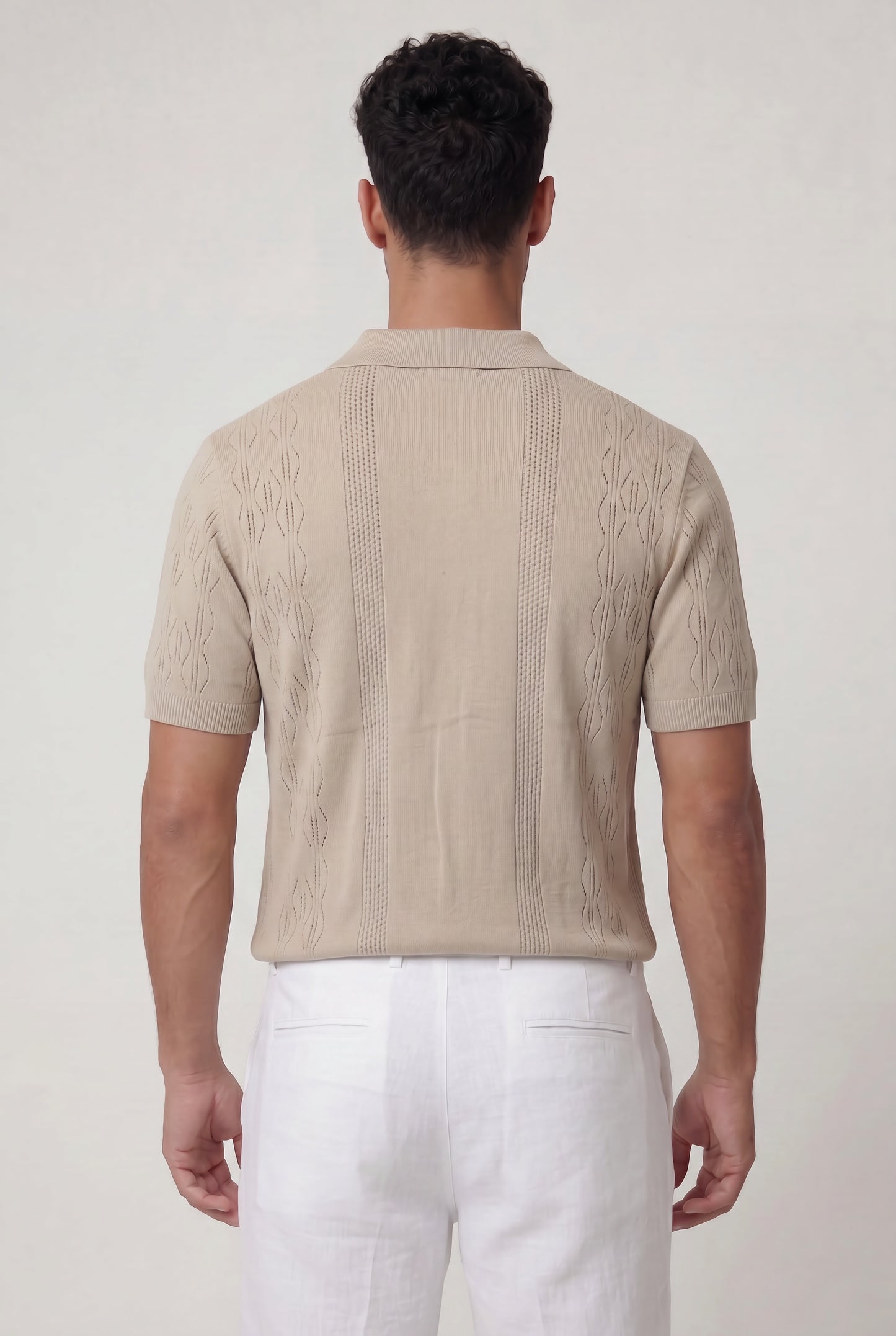 The Diamond Knit Polo