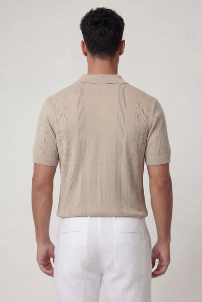 The Diamond Knit Polo