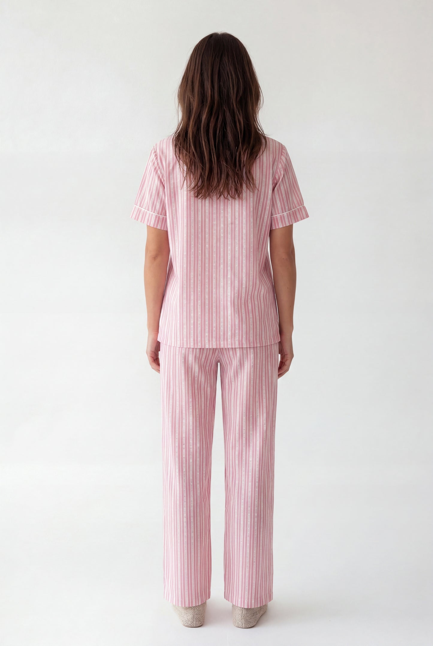 Stripe Pajama Set (Short Sleeve)