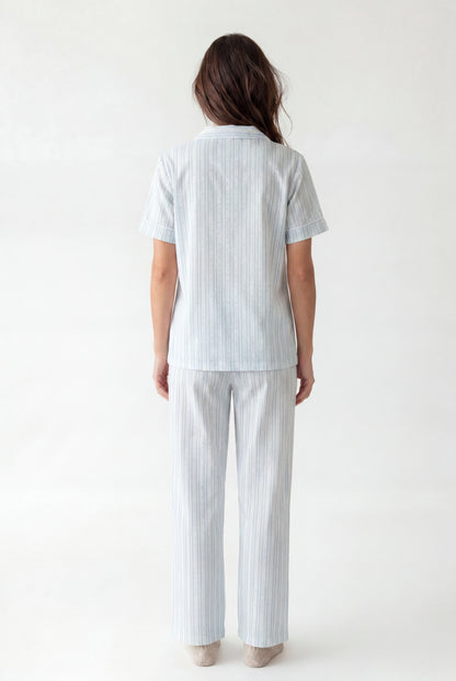 Stripe Pajama Set (Short Sleeve)