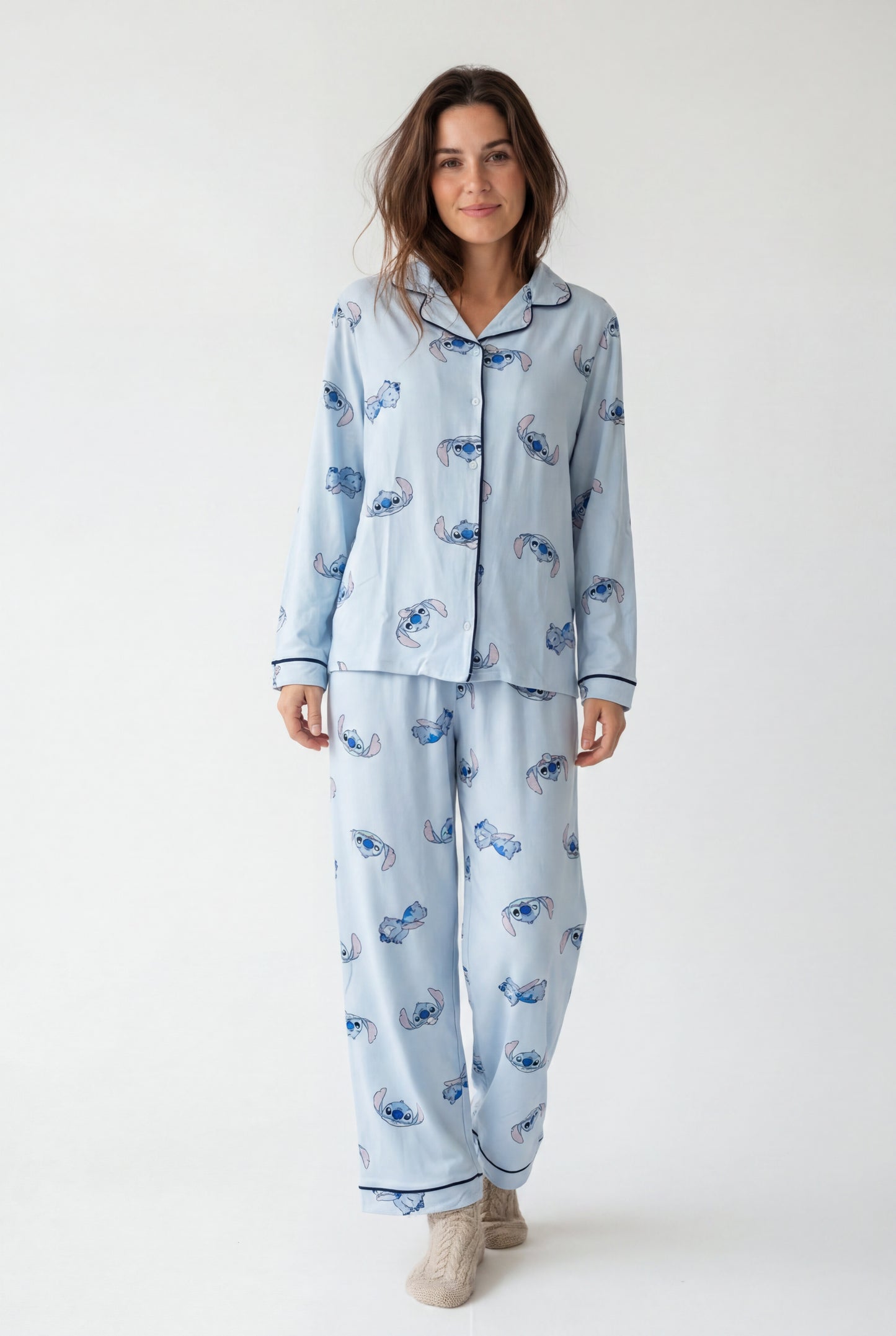 Printed Pajama Set (Long Sleeve)
